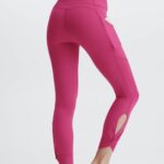 Fabletics sangria 420HR1142 legging cintura alta twist 7/8 oasis pureluxe mulheres