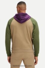 Fabletics sarja escura/musgo escuro multi 420HR3683 o moletom com capuz 192 homens - Image 2