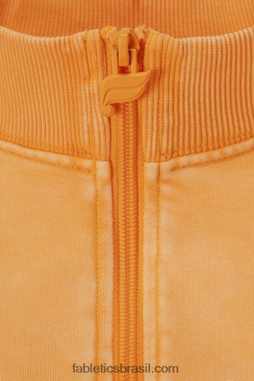 Fabletics sol da tarde/gráfico 420HR2439 moletom felpudo leve com meio zíper mulheres - Image 3