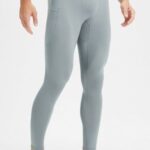 Fabletics sombra cinza 420HR3118 a camada de base em todo o comprimento apertado homens