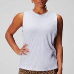 Fabletics sussurro lilás 420HR2173 tanque muscular micah mulheres