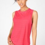 Fabletics teaberry 420HR2308 tanque de músculo eco-consciente mulheres