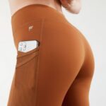 Fabletics teca 420HR1041 legging trinity motion365 cintura média 7/8 mulheres