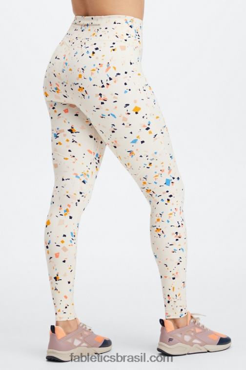 Fabletics terrazzo/logotipo reflexivo 420HR1100 corra em qualquer lugar legging motion365 hw 7/8 mulheres - Image 1