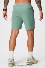 Fabletics tomilho cinza perfurado 420HR3147 o fundamental curto ii (alinhado) 137 homens - Image 3