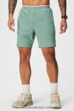 Fabletics tomilho cinza perfurado 420HR3147 o fundamental curto ii (alinhado) 137 homens - Image 4