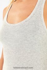 Fabletics urze cinza 420HR2356 tanque jess racerback mulheres - Image 3