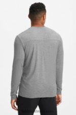 Fabletics urze cinza 420HR3589 underscrub de manga comprida todos os dias homens - Image 2