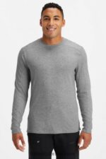 Fabletics urze cinza 420HR3589 underscrub de manga comprida todos os dias homens