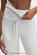 Fabletics urze cinza claro 420HR1241 legging de cordão de luxo mulheres - Image 2