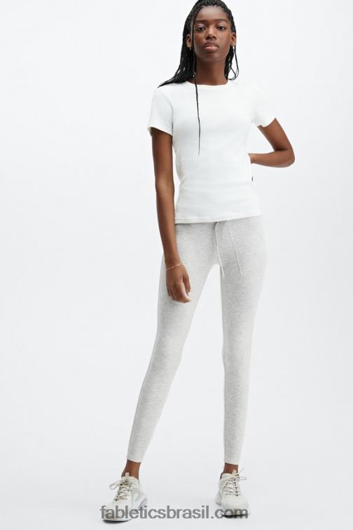 Fabletics urze cinza claro 420HR1241 legging de cordão de luxo mulheres - Image 4