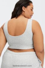 Fabletics urze cinza claro 420HR1600 sutiã esportivo de outono de baixo impacto mulheres - Image 3