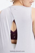 Fabletics urze cinza suave 420HR2128 tanque traseiro aberto dry-flex mulheres - Image 3